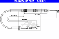 HANDBRAKE CABLE