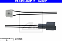 Датчик износа колодок BMW 3-E30 82-94 L=250mm / передний  FTE BZ1002W-SET - комплект 1 шт