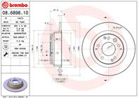 08.6898.10_диск тормозной задний! Honda Legend 3.