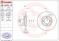 Диск тормозной передний 239mm