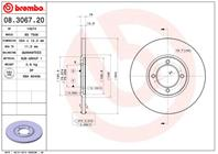Диск тормозной передн TOYOTA: CELICA 75-77, CELICA 78-85, CELICA купе 77-85