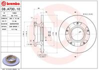 Диск торм.зад. FORD TRANSIT BOX 04/06=&gt