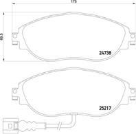P85131_колодки дисковые п.! Seat Alhambra/Leon  V