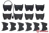 Колодки тормозные передние (brembo) audi a3 limousine (8vs  8vm) 05/13