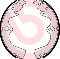 Барабанные тормозные колодки задние S30516 от производителя BREMBO