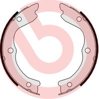 Колодки барабанного ручника S56543 от фирмы BREMBO