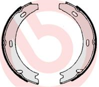 Колодки тормозные барабанные стояночного тормоза S50506 от фирмы BREMBO