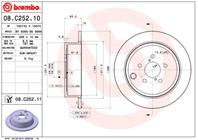 Диск тормозной задние SUBARU BRZ 06/12-&gt / SUBARU FORESTER (SH) 01/08-&gt / SUBARU IMPREZA Hatchback ...