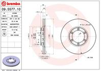 09.5577.10_диск тормозной передний! opel frontera 2.0-2.8td 91-98