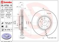 09.a758.11_диск тормозной передний! audi a4/a5/q5