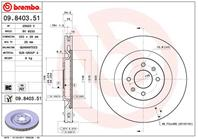 Диск торм. окраш. Fr PSA DS3 09
