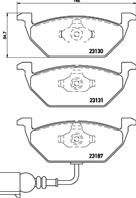 Klocki hamulcowe tuningowe xtra  przod  audi a2  a3 seat altea  altea