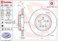 09.c404.13_диск тормозной задний! bmw f10/f07/f18/f11/f01/f02/f12 3.0-4.0 10&gt