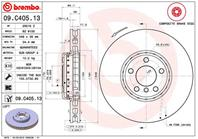 Диск торм. окраш. Fr L BMW 5(F10/11) 11-