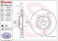 09.7812.21_диск тормозной передний! Subaru Impreza 2.5i 01.08&gt