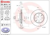 Диск тормозной UV Coated | перед |