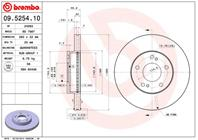 09.5254.10_диск тормозной передний! Nissan Maxima all 88-00