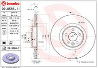 09.9586.11_диск тормозной передний! Volvo S80 II/V70 III/XC70 II 2.0-4.4/2.0-2.
