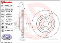 09.8842.20_диск тормозной задний! audi a6 4.2 04&gt