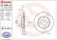 [09a96824] brembo диск тормозной передний