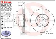 09.a917.10 диск тормозной передний! mb w461/w463 90&gt