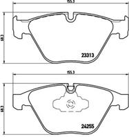 BREMBO P 06 055 Колодки тормозные BMW 3 E90/E91/X1 E84 передние