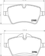 Колодки тормозные p06086