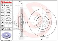 09.R103.11_диск тормозной передний! MB W164/W251 5.0/3.0CDi/4.0CDi 05&gt