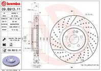 Диск тормозной перфорированный 09.b913.11