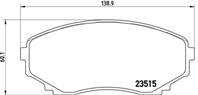 P49028_=397 10 !колодки дисковые п. Mazda MPV 2.0/2.3/2.5 V6 99&gt