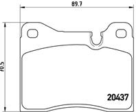 Колодки тормозные дисковые