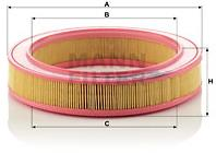 C 2863_фильтр воздушный! Opel Ascona/Kadett/Omega