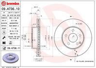 09.A736.11_диск тормозной передний! MB W204/S204