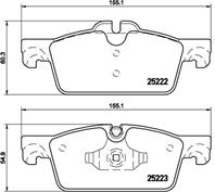 Колодки тормозные дисковые передние P61112 от производителя BREMBO