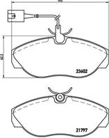 P23083_ 486 11 !колодки дисковые п. Fiat Ducato 2