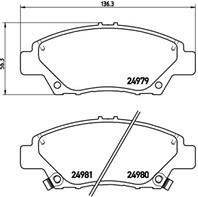 P28050_ GDB3493 [45022SZTG00] !колодки дисковые п.