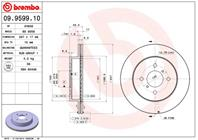 09.9599.10_диск тормозной передний! Suzuki Ignis 1.3 00&gt