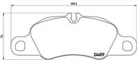 Колодки тормозные PORSCHE 911 (997) 07/04-12/12 / PORSCHE 911 Convertible (997) 04/05-12/12 / PORSC...