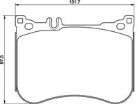 Колодки тормозные дисковые передние P50114 от производителя BREMBO