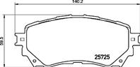 Колодки тормозные дисковые передние P49048 от фирмы BREMBO