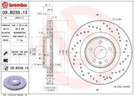 Диск тормозной задние AUDI A4 (8K2  B8) (11/07-) F / AUDI A4 Avant (8K5  B8) (11/07-) F / AUDI A5 (...