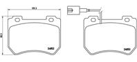 Колодки тормозные дисковые передние P23129 от компании BREMBO