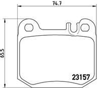 P50043_=014 40 !колодки дисковые з. MB W163 3.5-5.5/4.0CDi 98&gt
