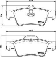 [p 50 052] brembo комплект тормозных колодок