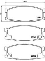 Колодки тормозные дисковые передние P54024 от фирмы BREMBO