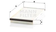 Воздушный фильтр салона MANN (без рамки)