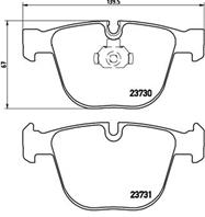 P06026 892 00571991b !колодки дисковые з. bmw e65/e66 4.5/6.0/4.0d 01&gt