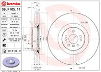 [09r10511] brembo диск тормозной передний