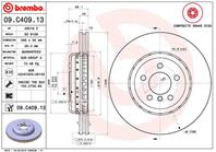 Диск торм. Fr BMW 5(F10 F18)  6  7(F01) 10-