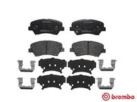 Колодки тормозные дисковые передние антискрип P30073 от производителя BREMBO